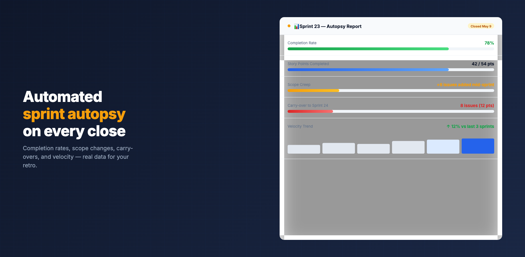 PDF export progress